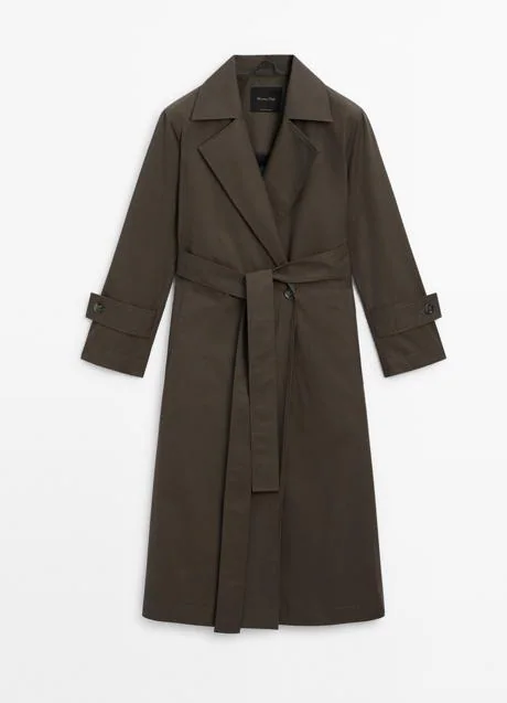 Trench largo de Massimo Dutti (179 euros)