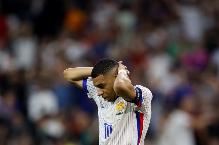 Kylian Mbappé, ausente en la lista de convocados. EFE/Alberto Estévez