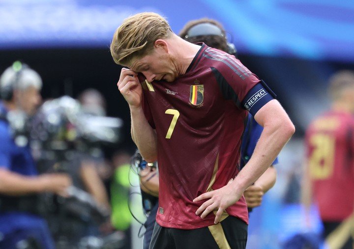 De Bruyne, capitán y critico de su selección. (EFE)