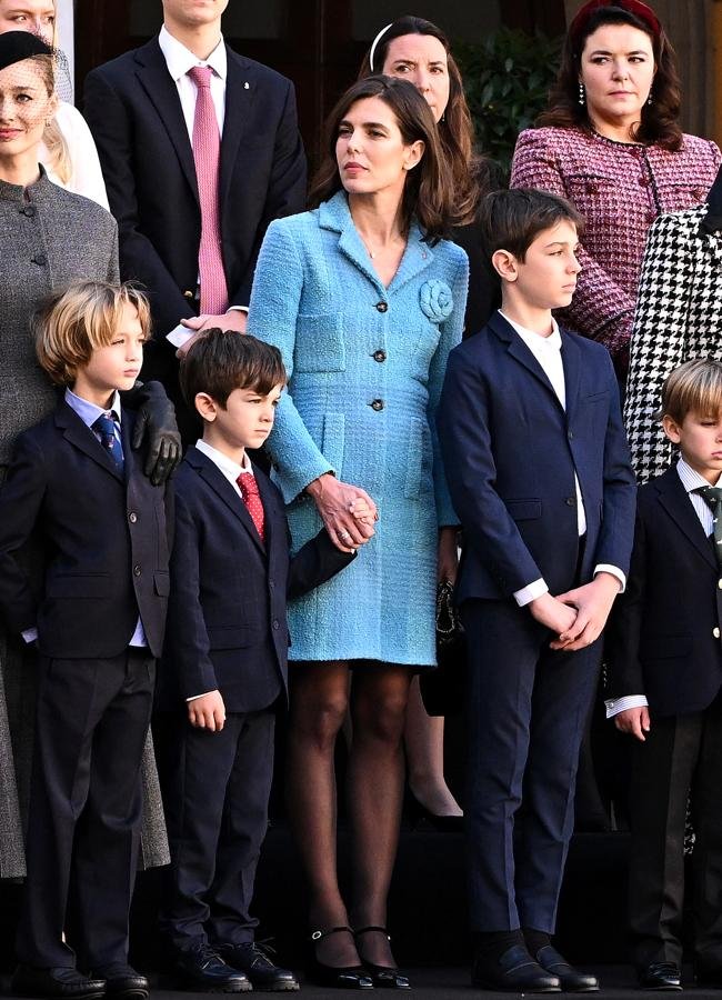 Carlota Casiraghi en el Día Nacional de Mónaco (GETTY IMAGES)