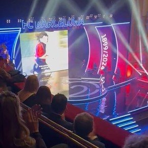 Video: la ovación a Messi en la gala por los 125 años del Barcelona