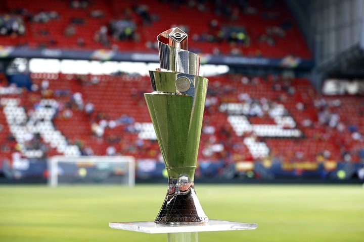 El trofeo de la Nations League (EFE)