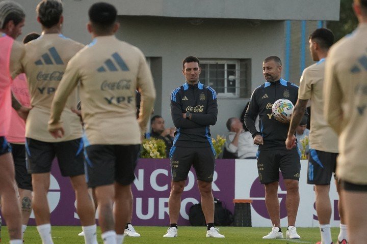 Scaloni y un año para analizar rendimientos. (FTP Clarín - JTesone)