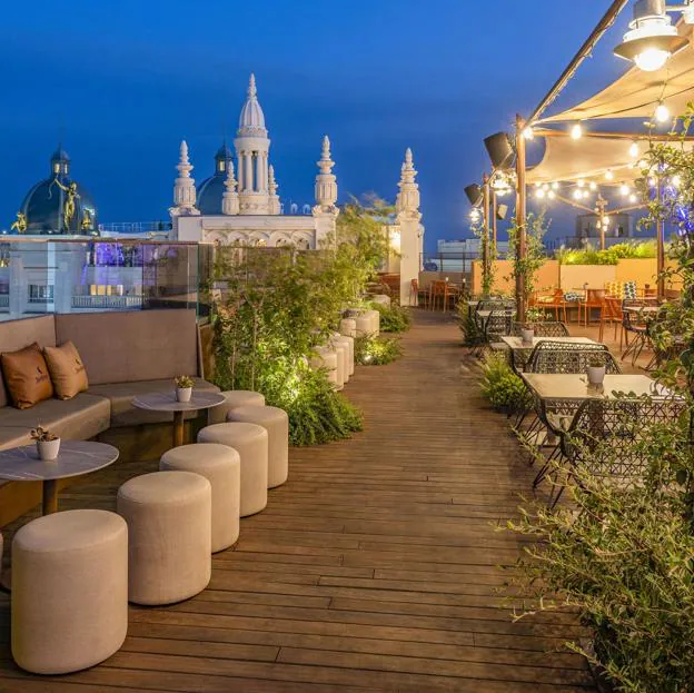La terraza Le Tavernier del INNSiDE by Meliá Madrid Gran Vía 