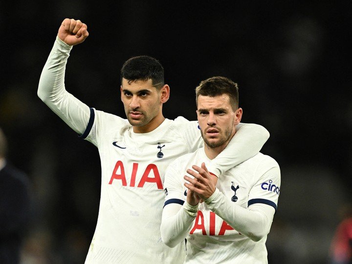 Cuti y Gio, durante su etapa en el Tottenham. (REUTER)