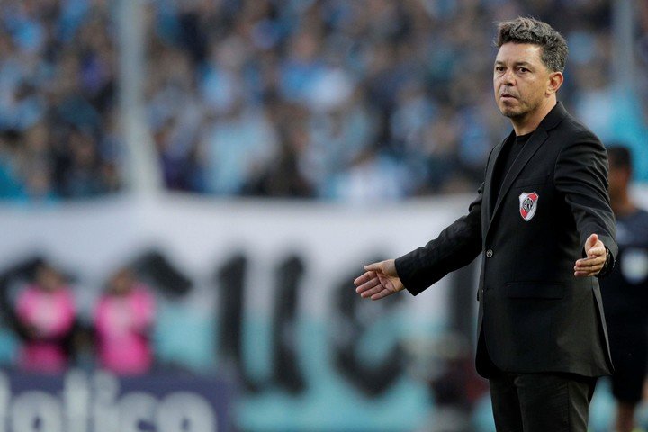 Gallardo volverá al Cilindro de Avellaneda, estadio en el que dirigió el último partido oficial de su primer ciclo con River (EFE/Demian Alday Estevez).