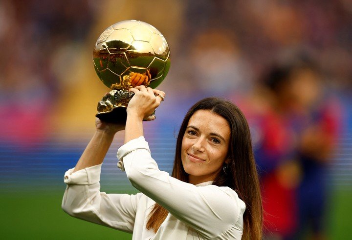 Aitana Bonmati, ganadora del Balón de Oro. (REUTER)