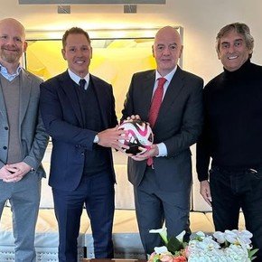 Con la cabeza en el Mundial: el cónclave de Brito y Francescoli con Infantino en NY
