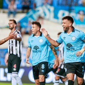Gran debut de Erviti: Belgrano le ganó a Montevideo Wanderers por la Serie Río de la Plata