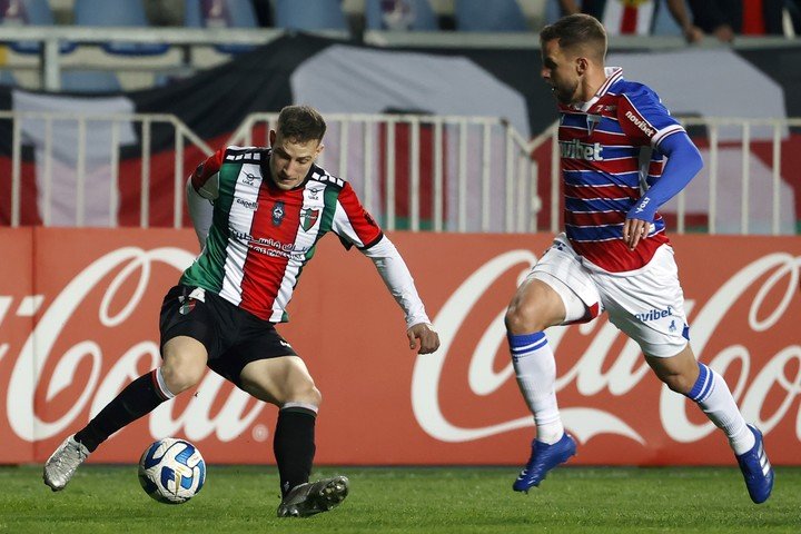 En Palestino, Barticciotto fue dirigido por Gustavo Costas en el año 2022 (EFE/ Elvis González).