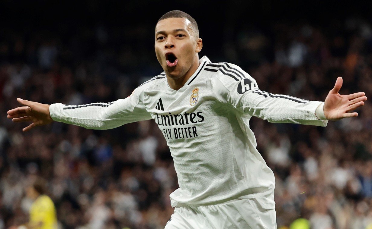 Mbappé marcó un doblete en el triunfo del Real Madrid por 4-1 ante Las Palmas. (FOTO: EFE).