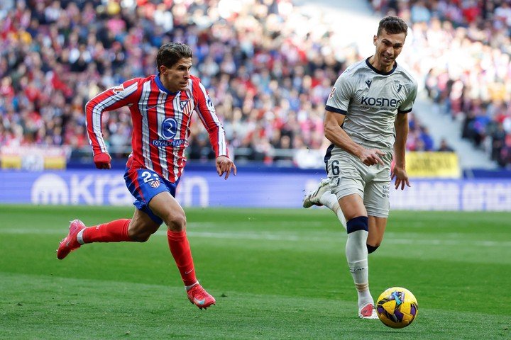 Atlético y su racha de 14 partidos seguidos con victorias. (Madrid.EFE/ Juanjo Martín)