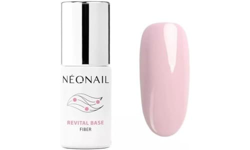 NEONAIL Pintauñas Semipermanentes 7,2 ml Base Coat Semipermanente Revital Base Fiber Creamy Splash Esmaltes Semipermanentes Para Uñas Gel Uñas Manicura Base Esmalte Gel UV Led Laca De Uñas