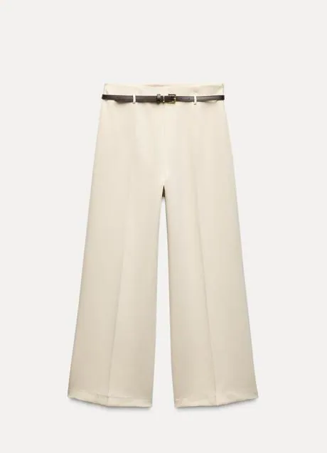 Pantalón crudo de Zara (29,99 euros)
