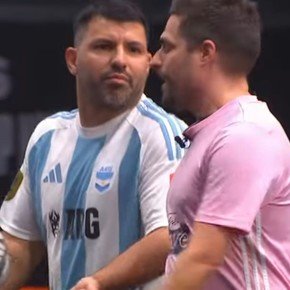 Kun Agüero estalló contra el árbitro tras ser eliminado por México en la Kings World Cup: "es una basura" y "la peor mierda que hay"