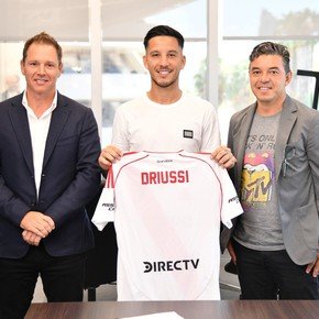 Driussi firmó su contrato y ya es oficialmente jugador de River