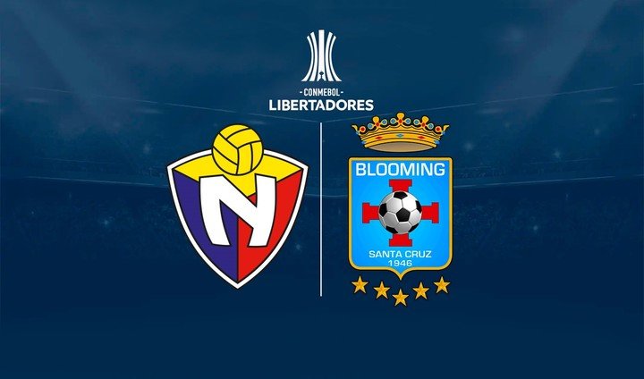 El Nacional recibe a Blooming por la Copa Libertadores.