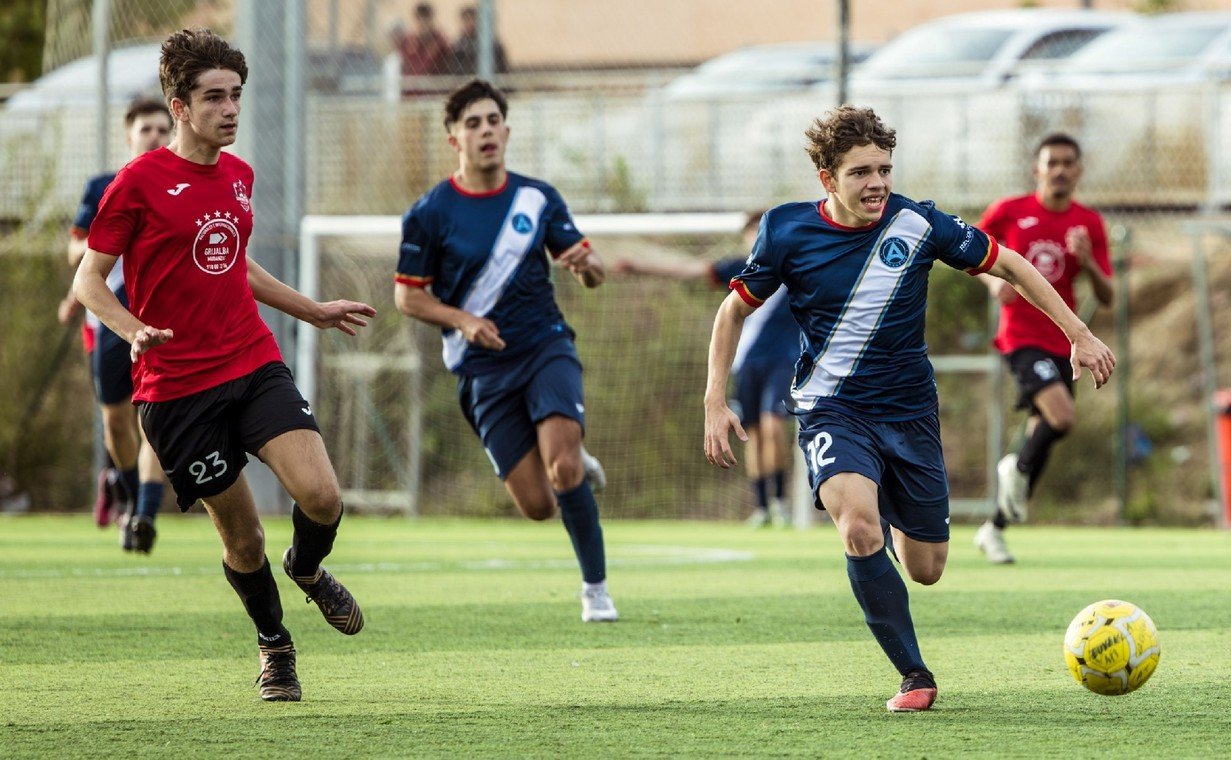 Club Argentino cuenta también con un plantel Sub 19, que en esta foto está disputando un compromiso.