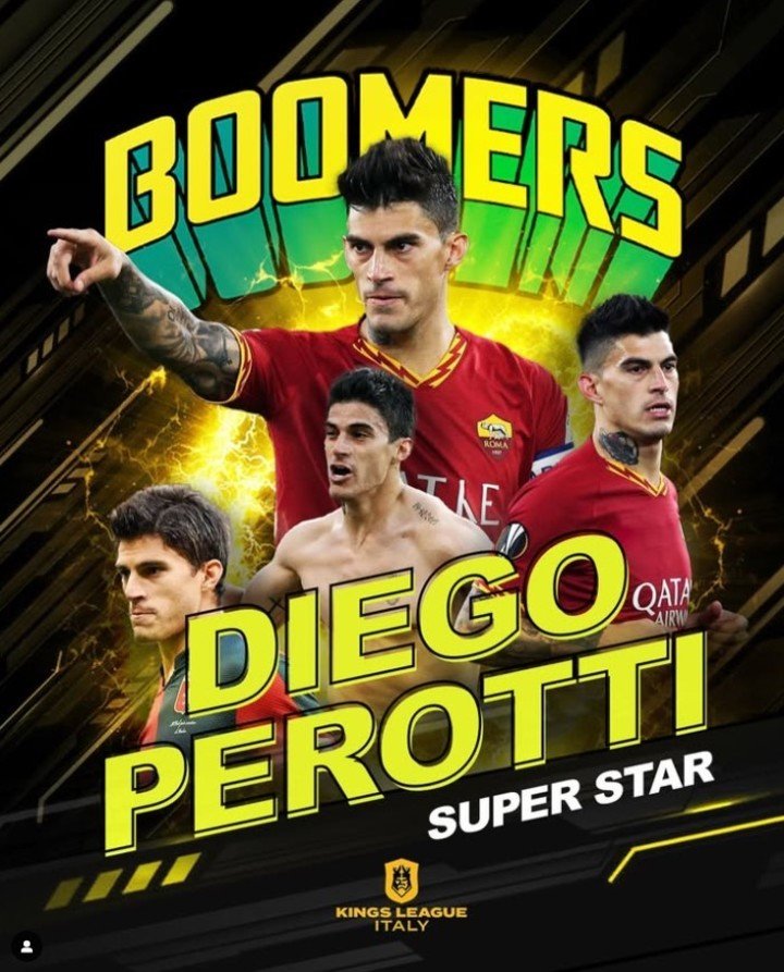 El anuncio de la llegada de Perotti. (Boomers en Ig)