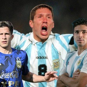 Selección: con Diego, Giovanni y Giuliano Simeone, los padre-hijo que jugaron en Argentina