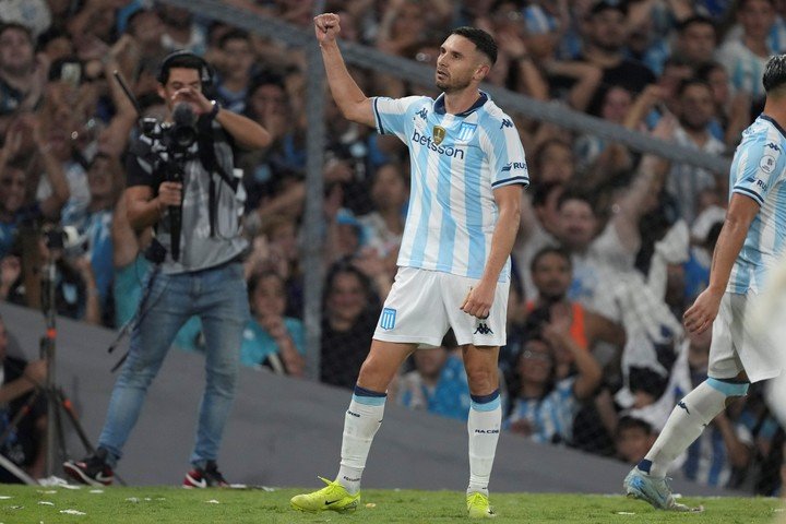 Maravilla, figura de Racing (AP Photo/Gustavo Garello)