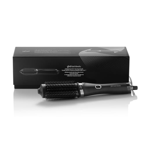 ghd Duet Blowdry - Cepillo secador de pelo 2 en 1 de mojado a peinado, Volumen sin daño térmico, Tecnología Heat-Air Xchange, negro