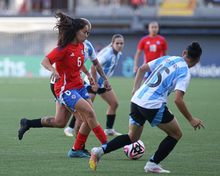 Argentina vs. Chile. (EFE)