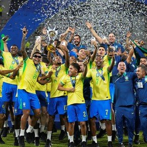 Es brasileño, lesionó a Woiski e hizo un vivo para chicanear a la Selección Argentina luego de ganar el Sudamericano Sub 20