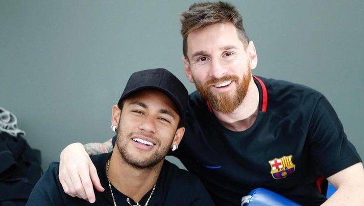 Neymar y Messi, en el Barcelona.