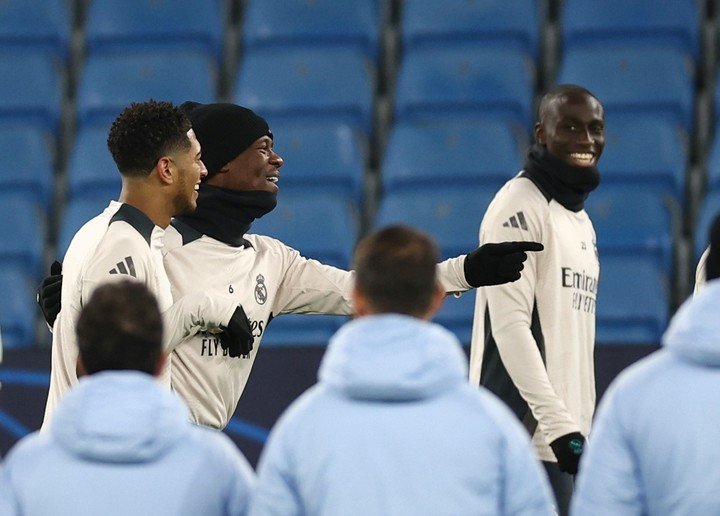 El entrenamiento del City (EFE).