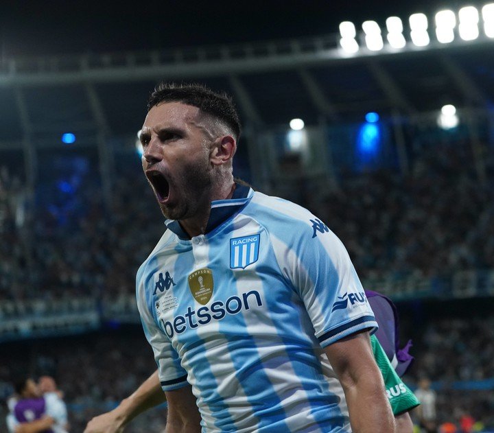 Racing quedó a un paso de la Recopa Sudamericana 2025 (Foto Juano Tesone - CLARIN).