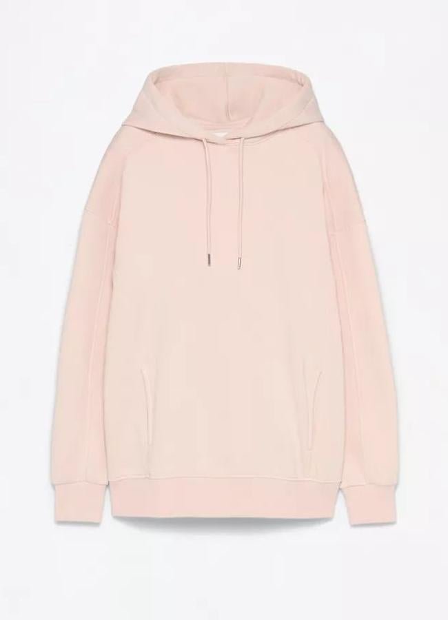 Sudadera oversize capucha de Lefties (15,99€)