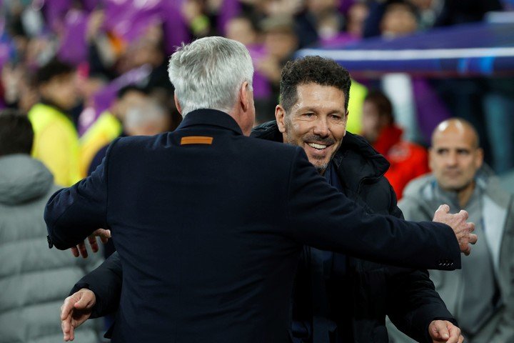 Ancelotti y Simeone. EFE