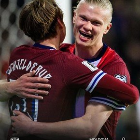 Haaland anotó en el debut de Noruega en las Eliminatorias al Mundial 2026