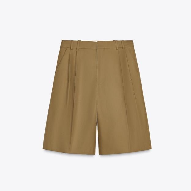 Bermudas algodón pinzas ZW Collection (39,95€)