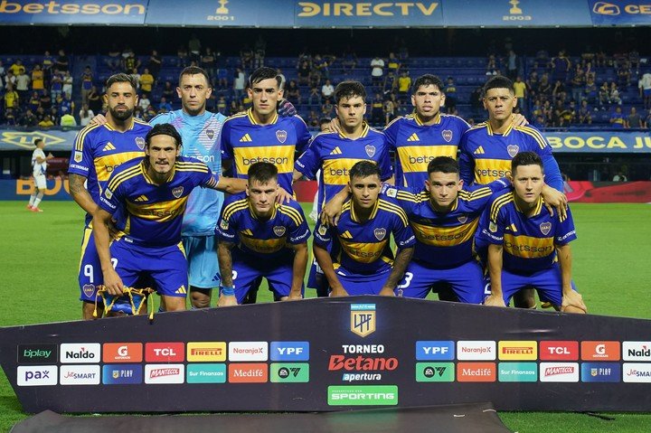 Boca vs Rosario Central en la Bombonera. 