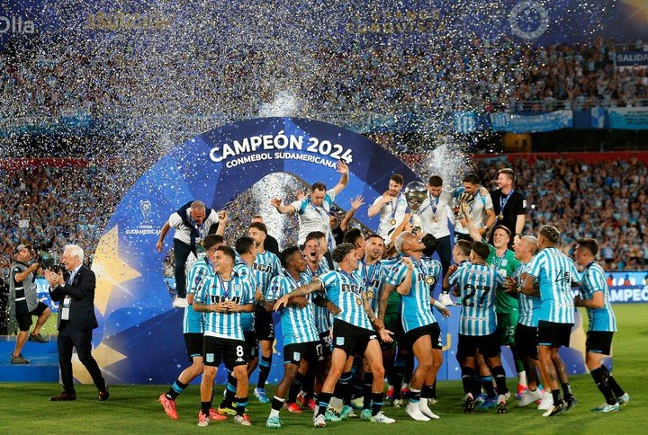 Racing campeón de la Sudamericana. (REUTER)