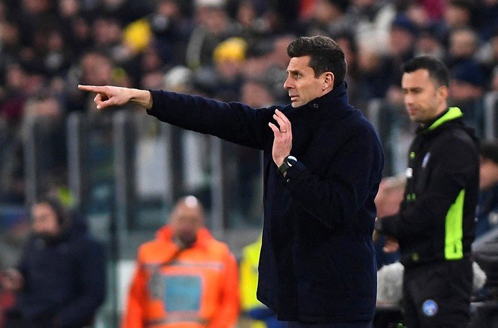 Thiago Motta ante el Hellas Verona (Reuters).