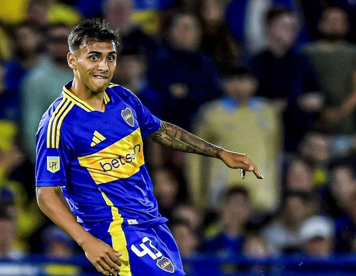 Milton Delgado, figura en Boca.