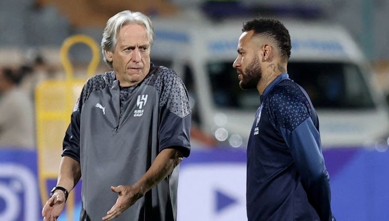 La relación entre Jorge Jesús y Neymar no terminó bien.