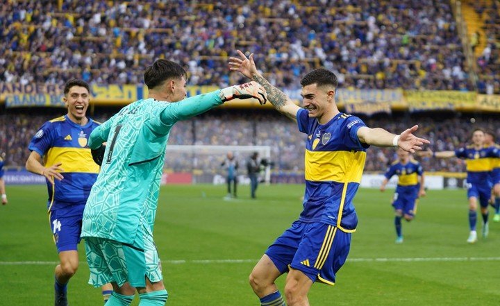 Díaz Robles atajó dos penales en la Bombonera y fue la gran figura del Boca campeón de la Intercontinental 2023.