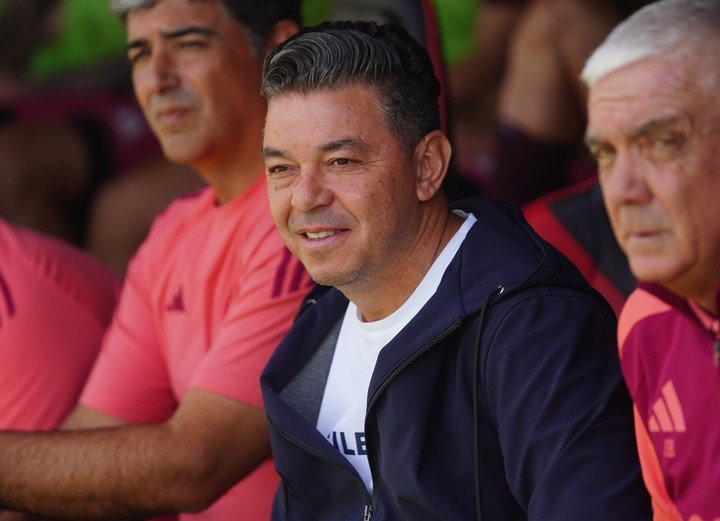 Gallardo espera el sorteo de la Libertadores. (Marcelo Carroll)