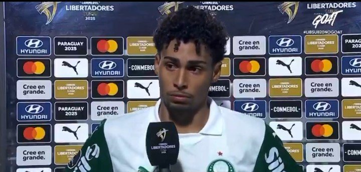 Luighi, el delantero de Palmeiras que sufrió racismo.