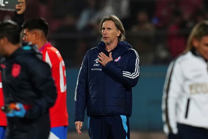 Gareca, DT de Chile. (AP)