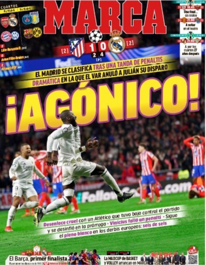 La tapa de Marca