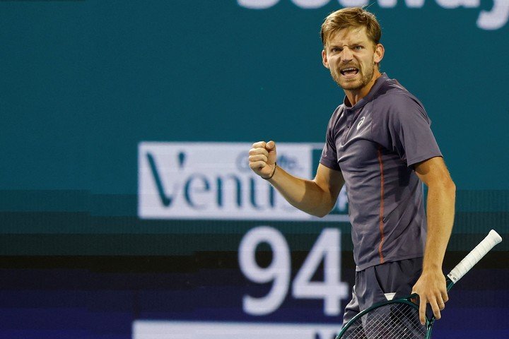 Con 34 años, David Goffin metió un batacazo.
