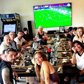 Días de relax, asado y amigos en Boca antes de la vuelta al trabajo