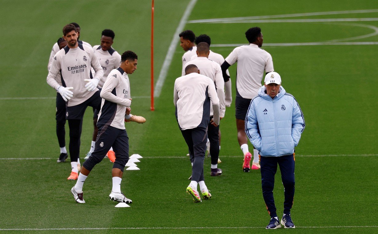 Real Madrid se entrena con la mente puesta en el Arsenal. (FOTO: REUTERS).