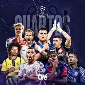 Cuartos de la Champions: morbo Dibu, Lautaro y ¿Barsa-Real en una final?