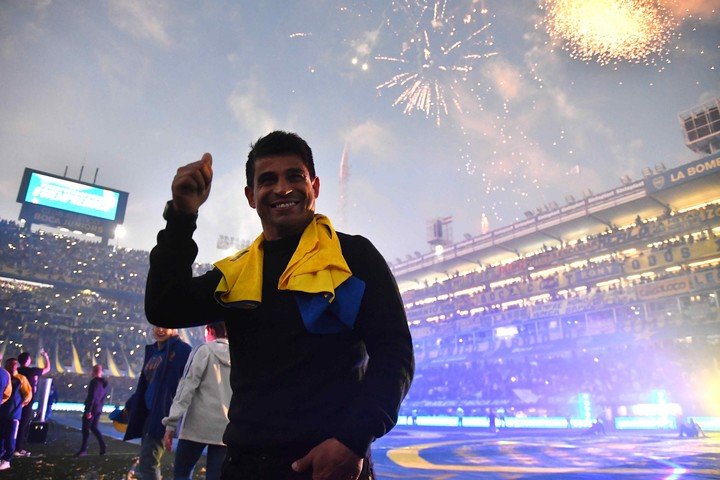 Boca se consagró campeón en la Bombonera vs. Independiente con el Ibarra de DT. (Foto: Telam)